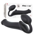 Dildo mocowane w pochwie Bendable Czarny L marki Strap-On-Me