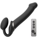 Dildo z wibracją Strap-On mocowany w pochwie Vibrating Bendable strap-on Noir L od Strap-On-Me