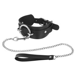 Regulowana obroża ze smyczą Choker Ring and Leash od Fetish Tentation