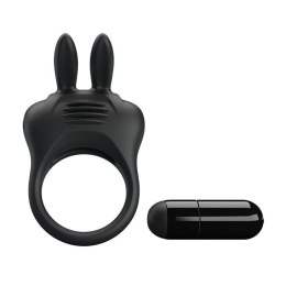 Ring erekcyjny z wibracją Silicone Davion Rabbit od Pretty Love